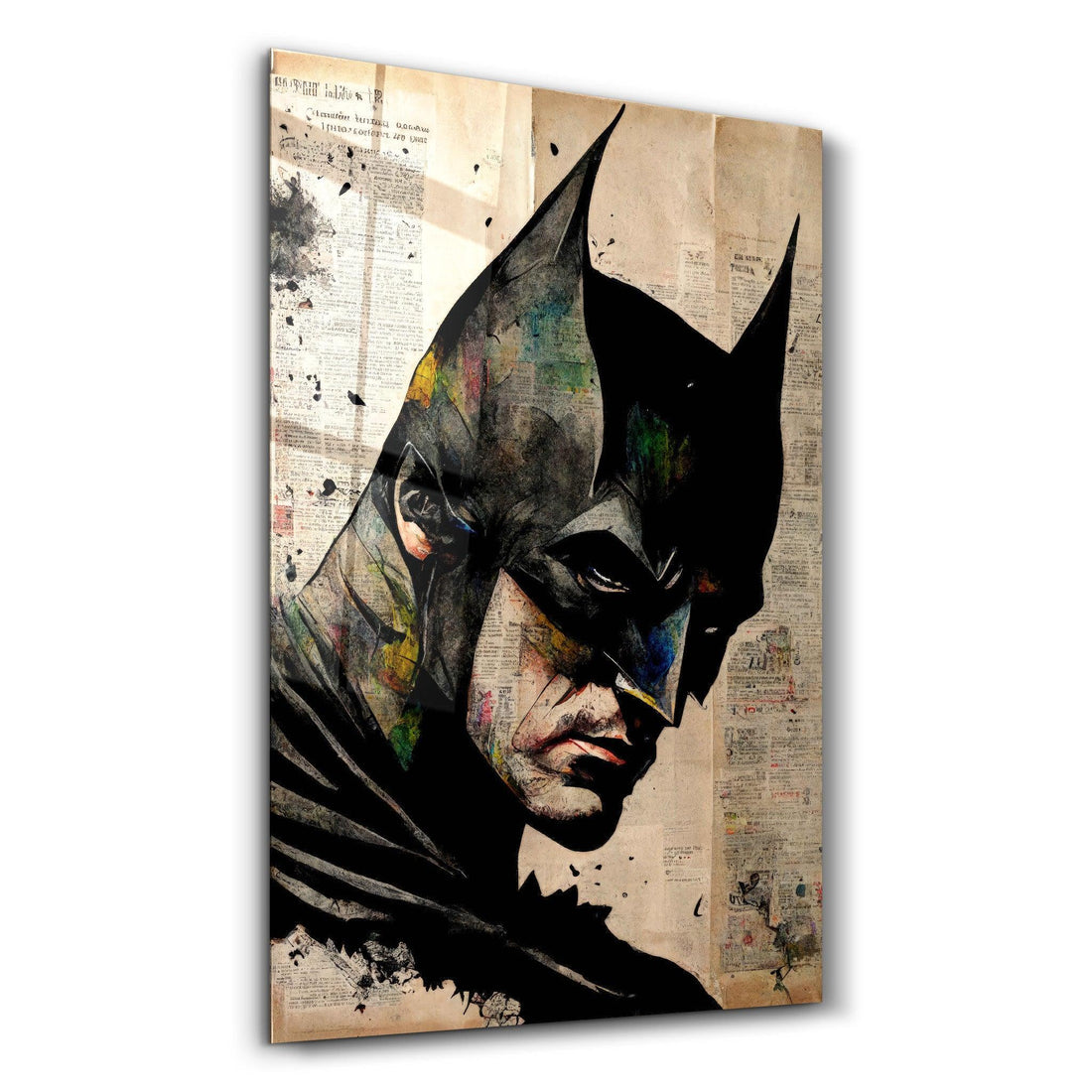 Poster décoratif "Dark Knight – Mixed Media Edition"