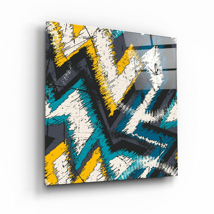 Tableau Mural "Zigzag Urbain"