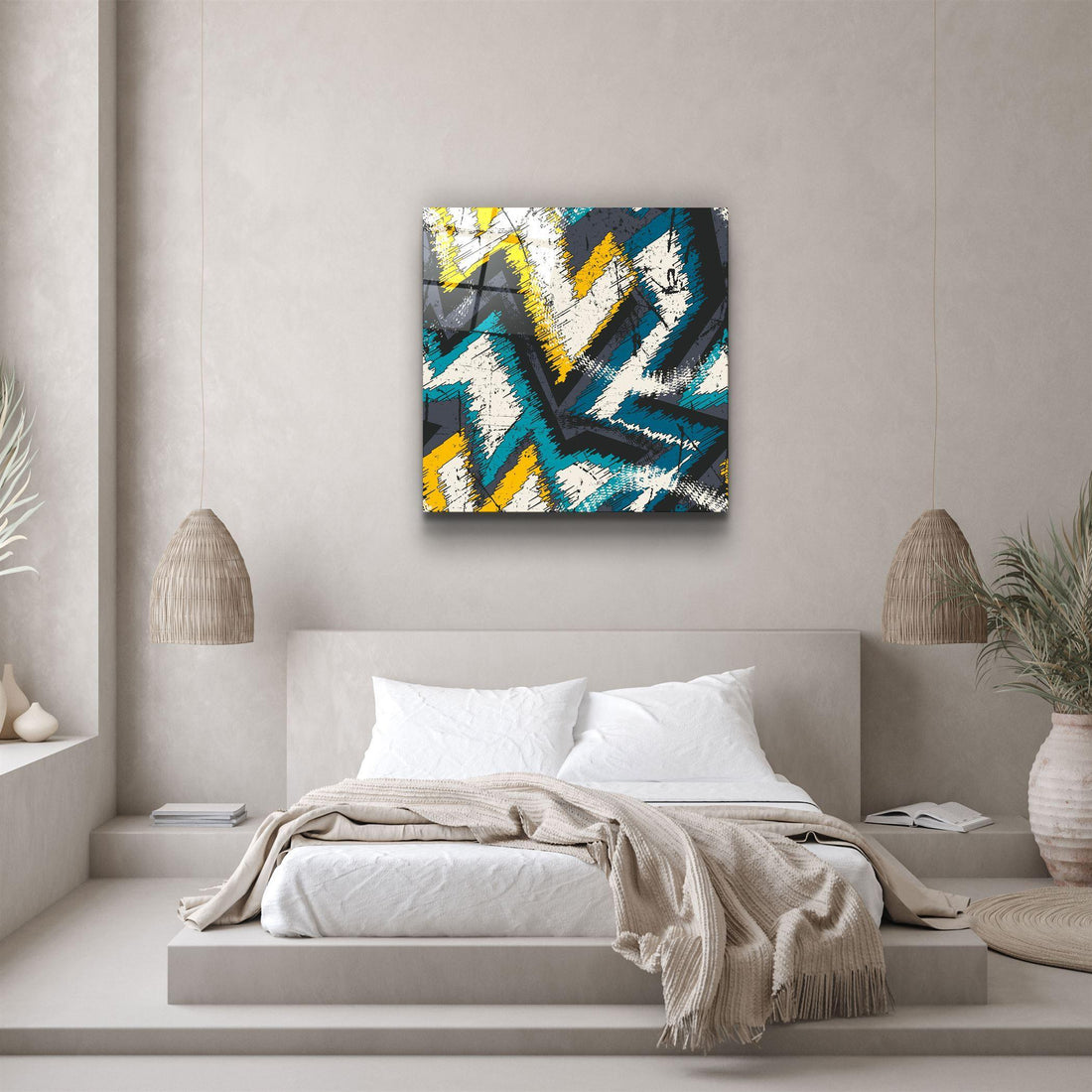 Tableau Mural "Zigzag Urbain"