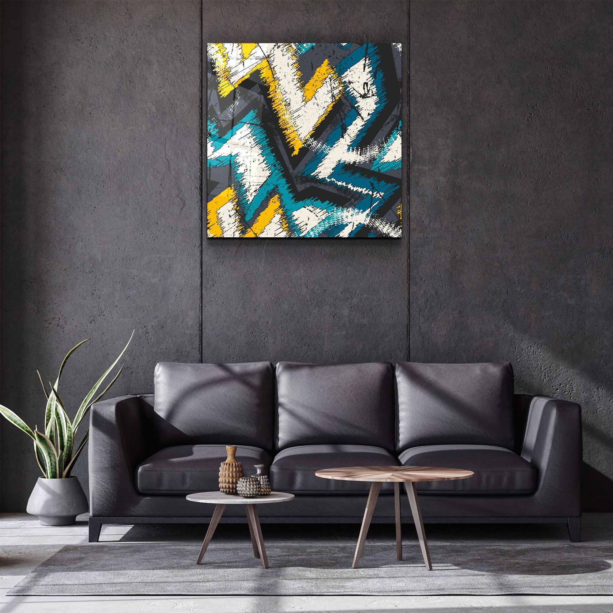 Tableau Mural "Zigzag Urbain"