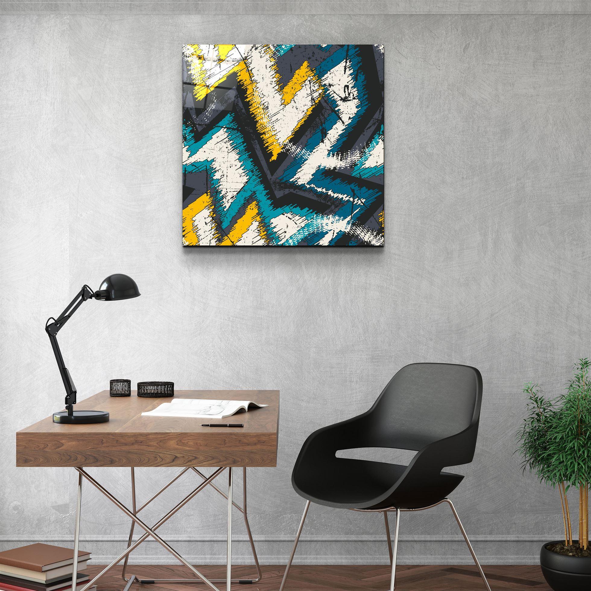 Tableau Mural "Zigzag Urbain"