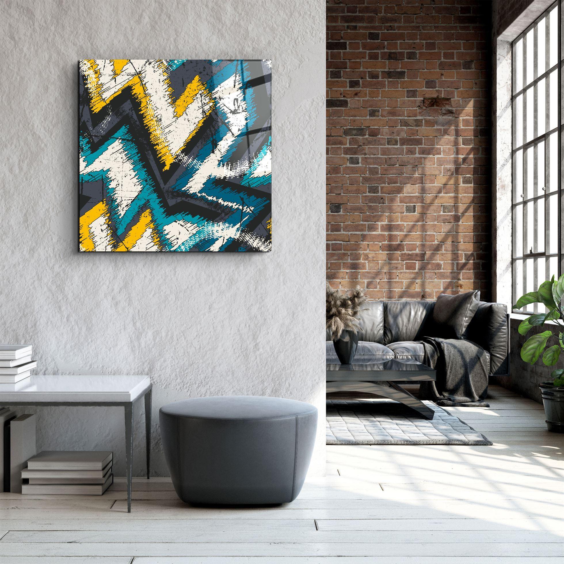 Tableau Mural "Zigzag Urbain"