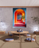 tableau architecture arcs à l'infini - 100x125 cm