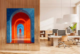 tableau architecture arcs à l'infini - 100x125 cm