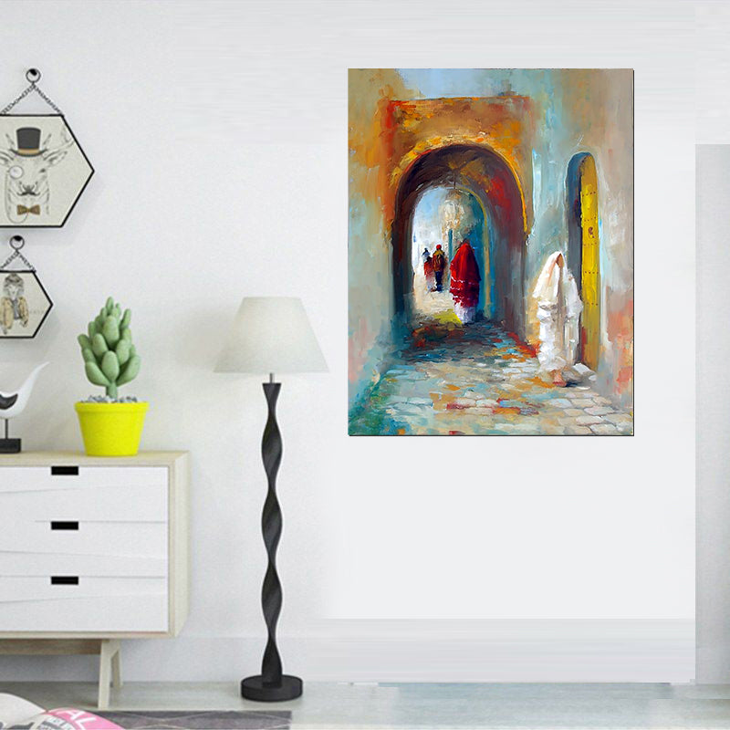 tableau décoratif Arc Médina - 80 x 100 cm - vinyle mat sur Mdf