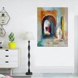 tableau décoratif Arc Médina - 80 x 100 cm - vinyle mat sur Mdf