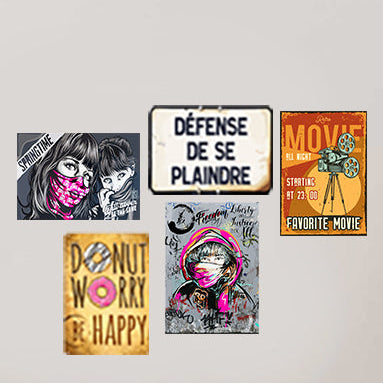 Pack Ados 4  |  5 plaques