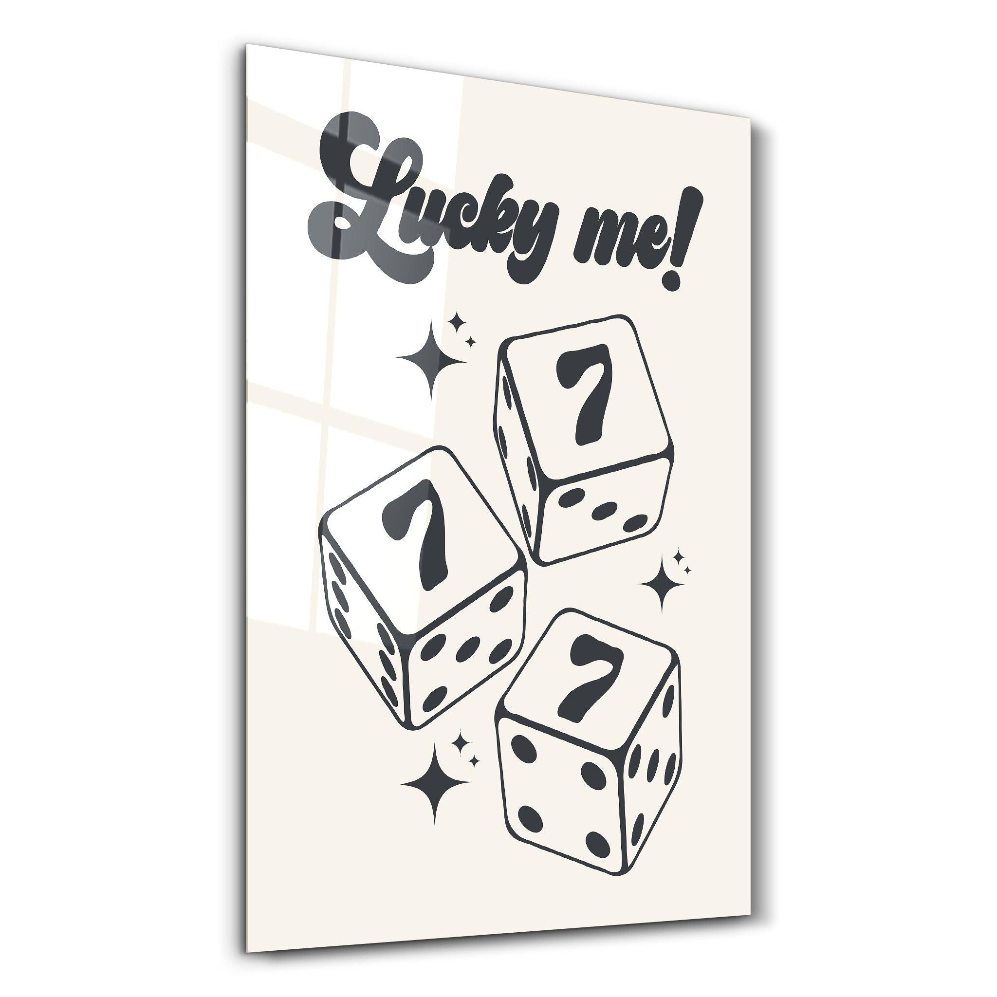 Poster ludique "Lucky me!"