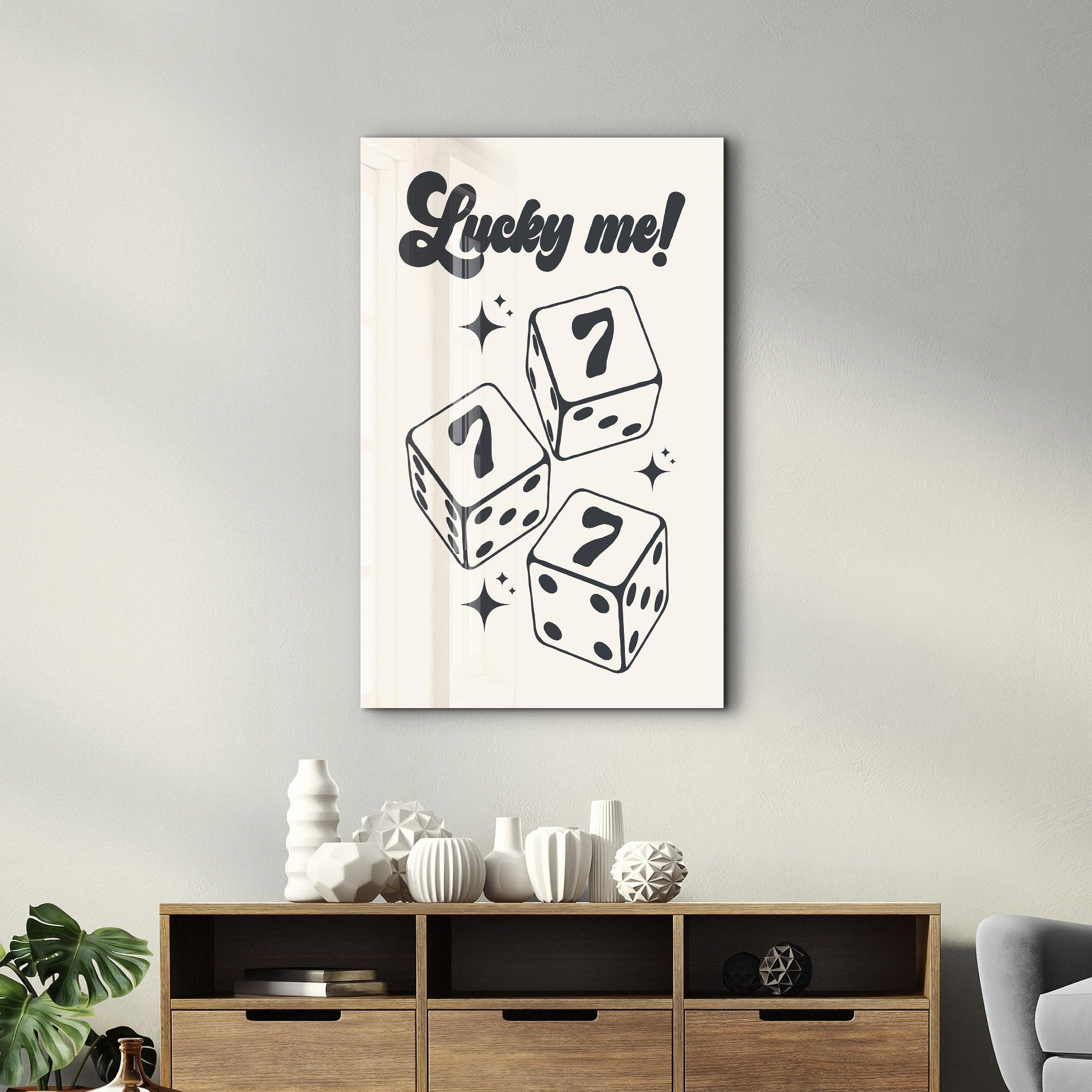 Poster ludique "Lucky me!"