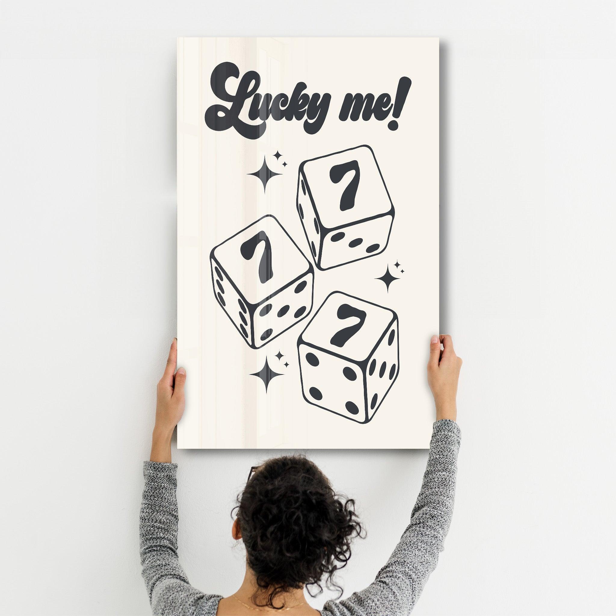 Poster ludique "Lucky me!"