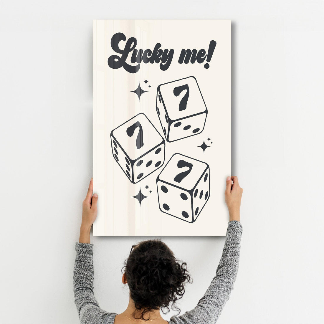 Poster ludique "Lucky me!"