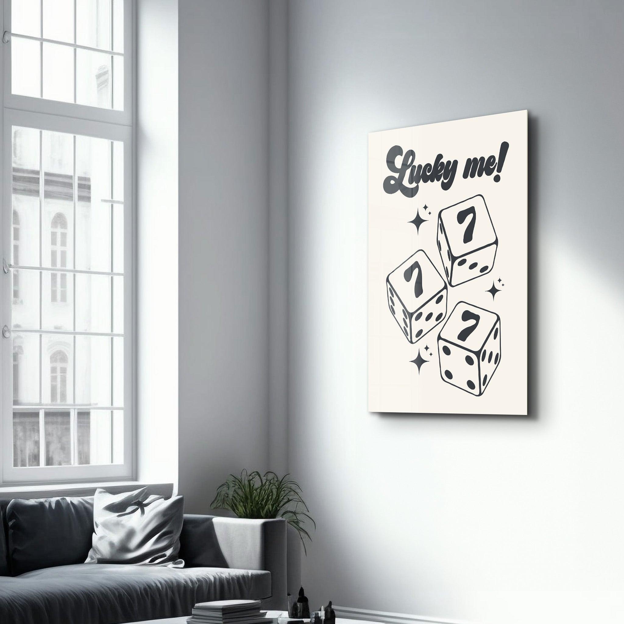 Poster ludique "Lucky me!"