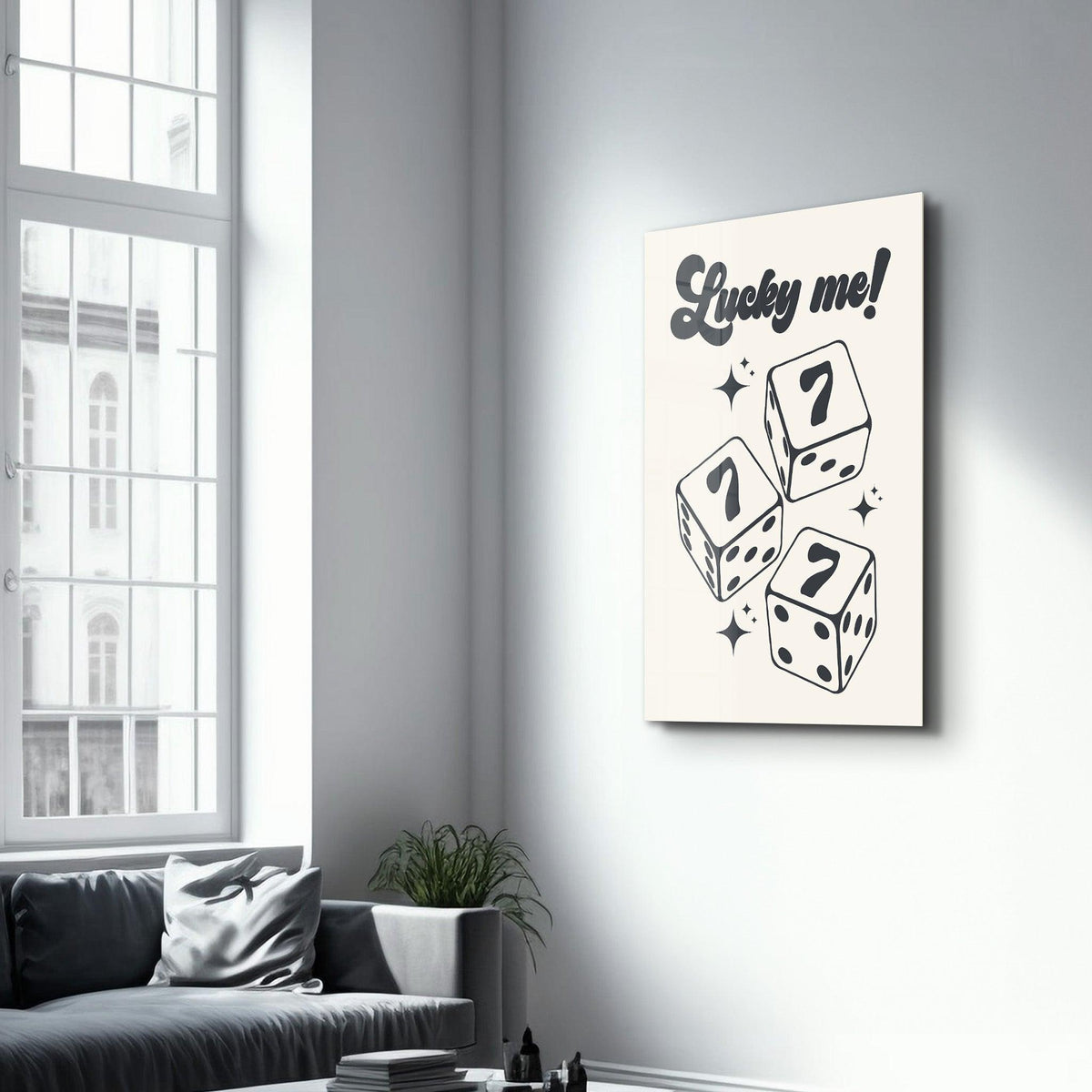 Poster ludique "Lucky me!"