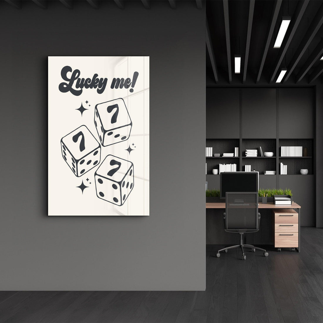 Poster ludique "Lucky me!"