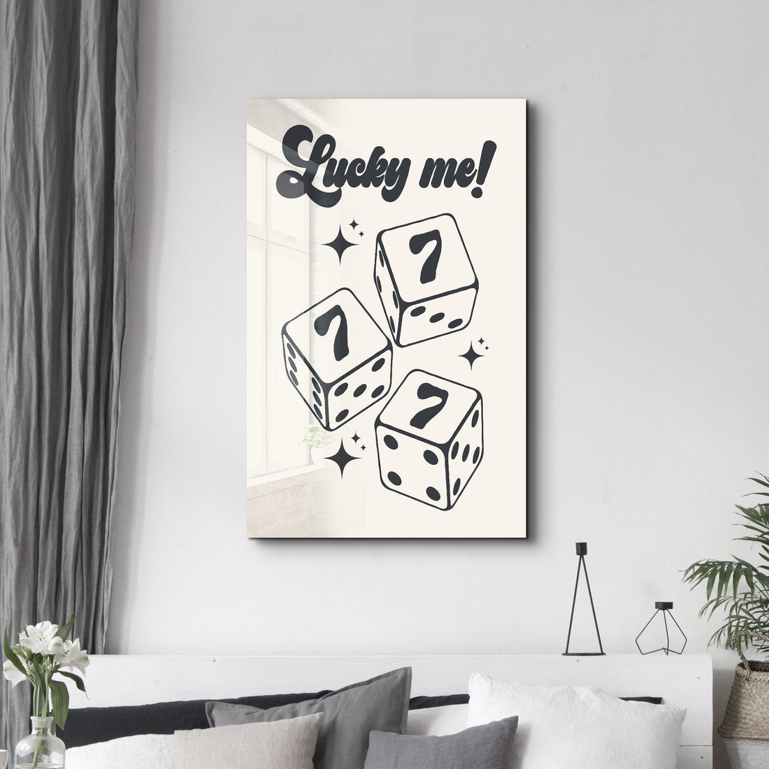 Poster ludique "Lucky me!"