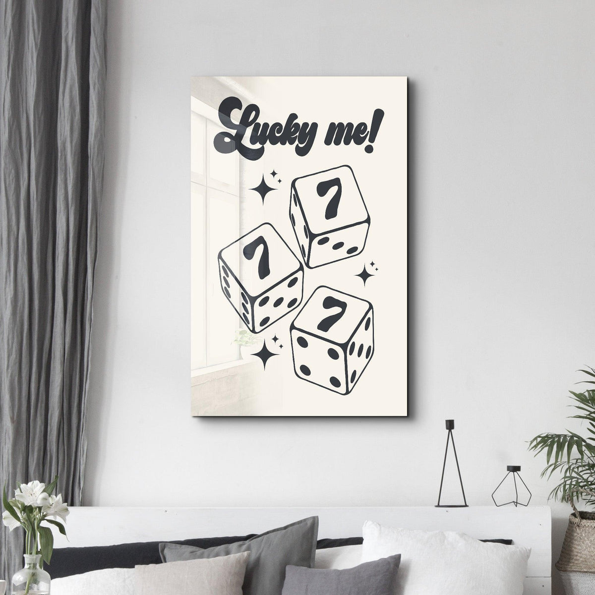Poster ludique "Lucky me!"