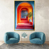 tableau architecture hall arabesque - 80x120 cm