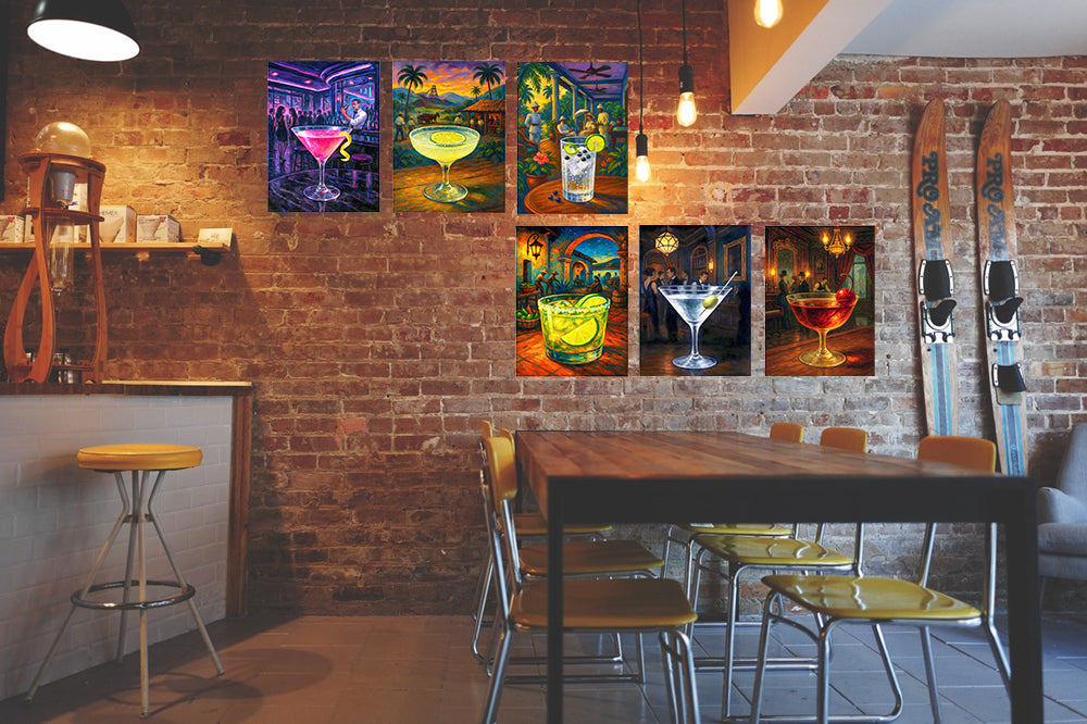 Pack  Café & Bar 1 | 6 plaques