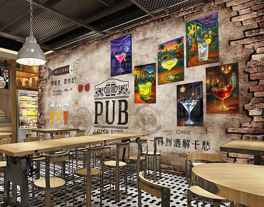 Pack  Café & Bar 1 | 6 plaques