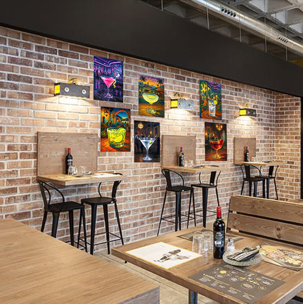 Pack  Café & Bar 1 | 6 plaques