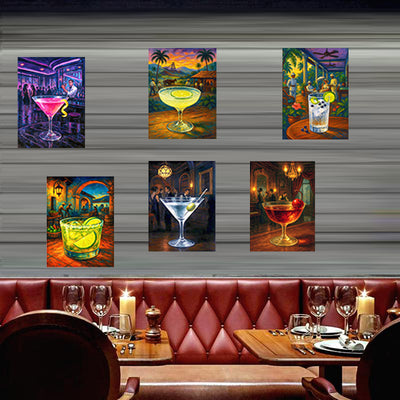 Pack  Café & Bar 1 | 6 plaques