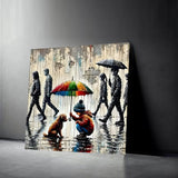 tableau « L'Innocence Protectrice » en vinyle sur mdf