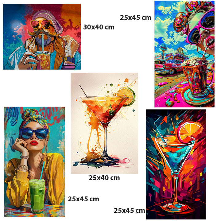 pack coktail explosif - 5 tableaux