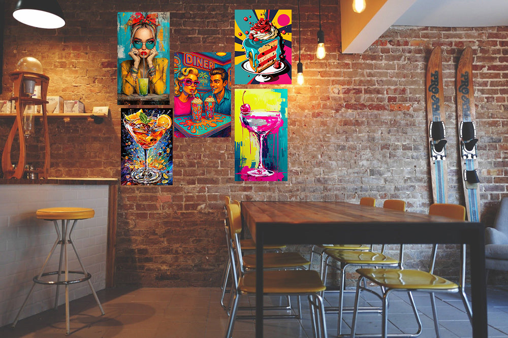 pack coktail wao - 5 tableaux