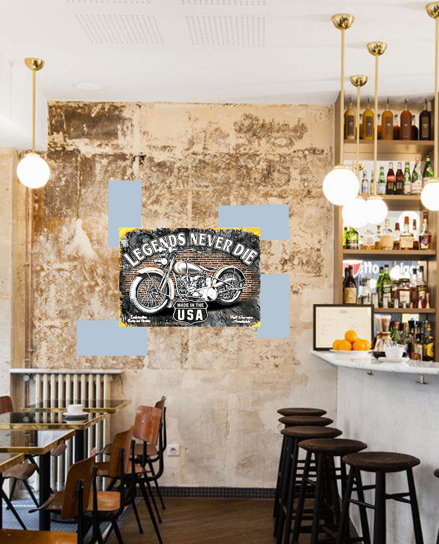 Tableau décoratif - plaque 21x30cm -  légende