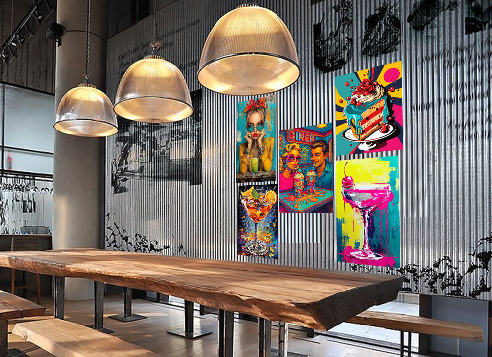 pack coktail wao - 5 tableaux