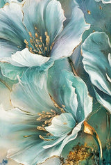 tableau tropicale vert- 80x120 cm