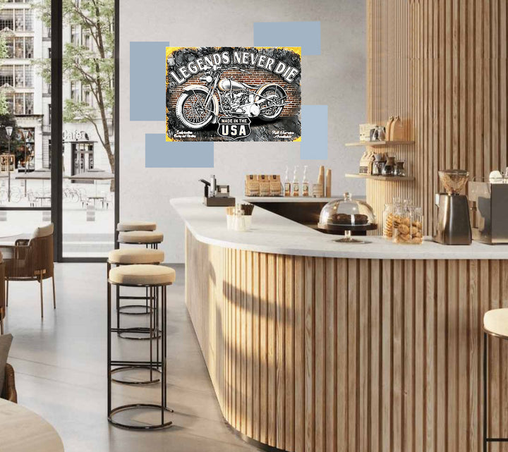 Tableau décoratif - plaque 21x30cm -  légende