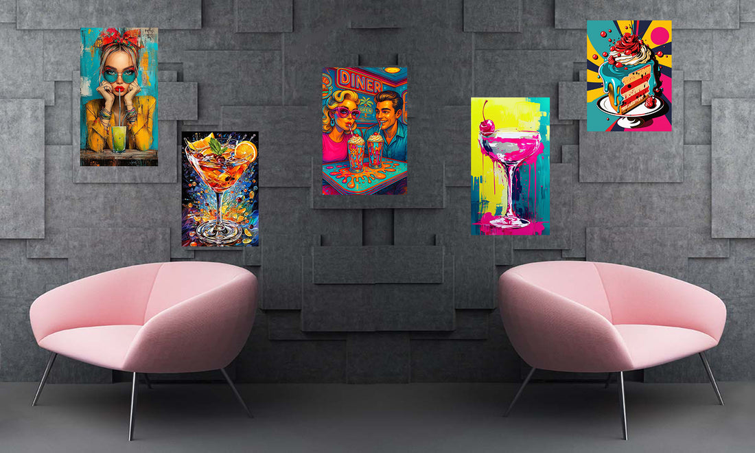 pack coktail wao - 5 tableaux