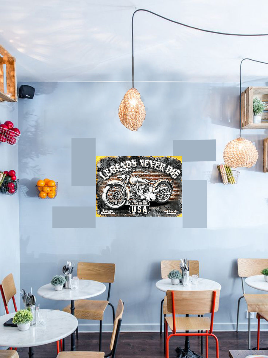 Tableau décoratif - plaque 21x30cm -  légende