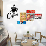 Pack Cafe 5 pause café  |  5 plaques
