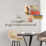 Pack Cafe 2   |  5 plaques