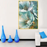 tableau tropicale vert- 80x120 cm