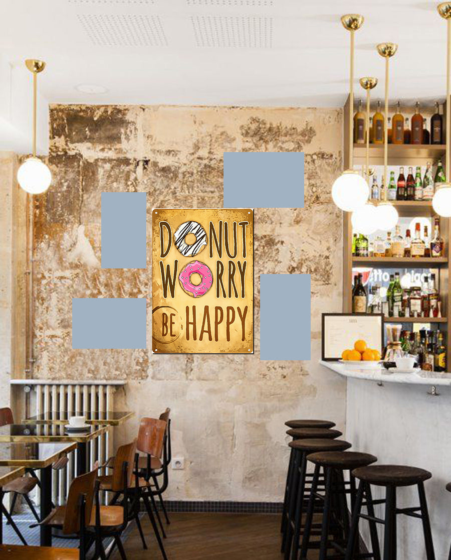 Tableau décoratif - plaque 21x30cm - don’t worry