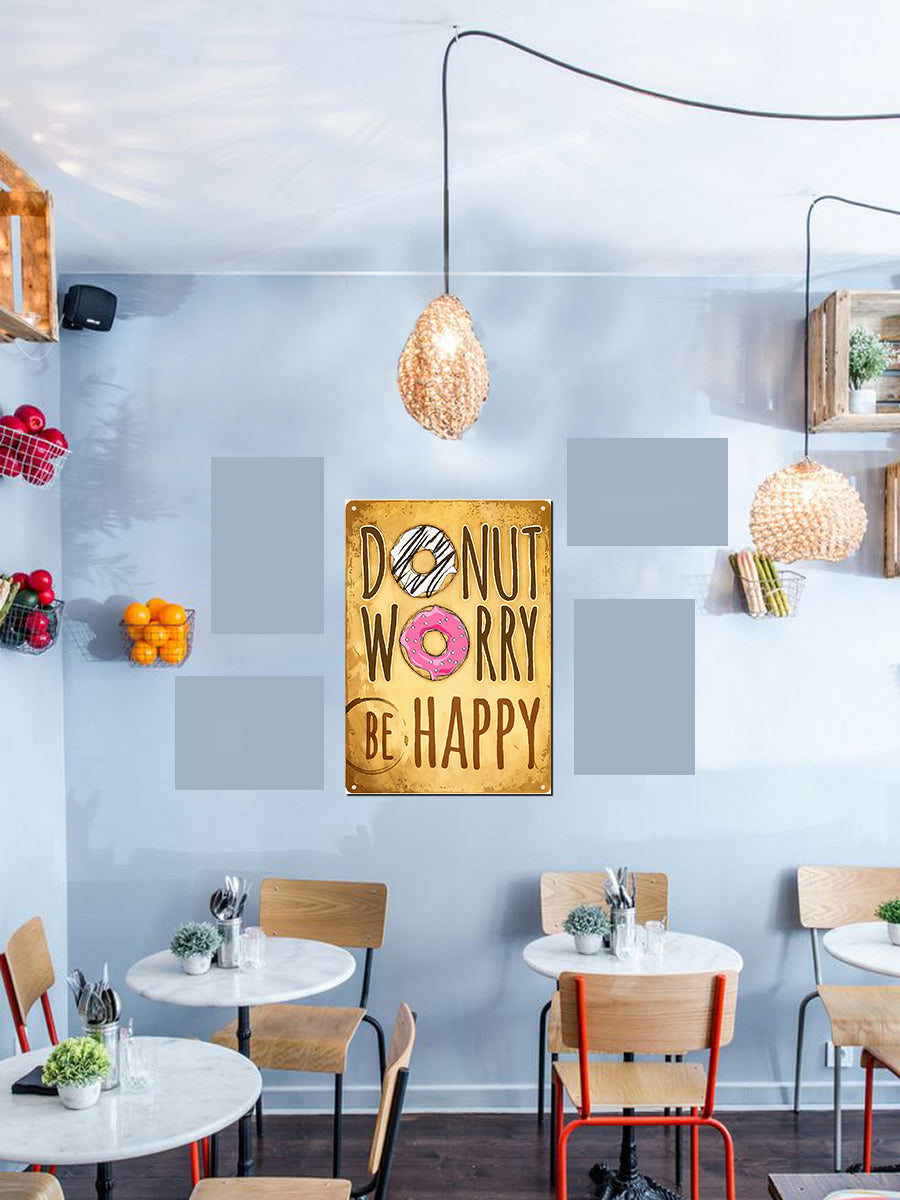 Tableau décoratif - plaque 21x30cm - don’t worry