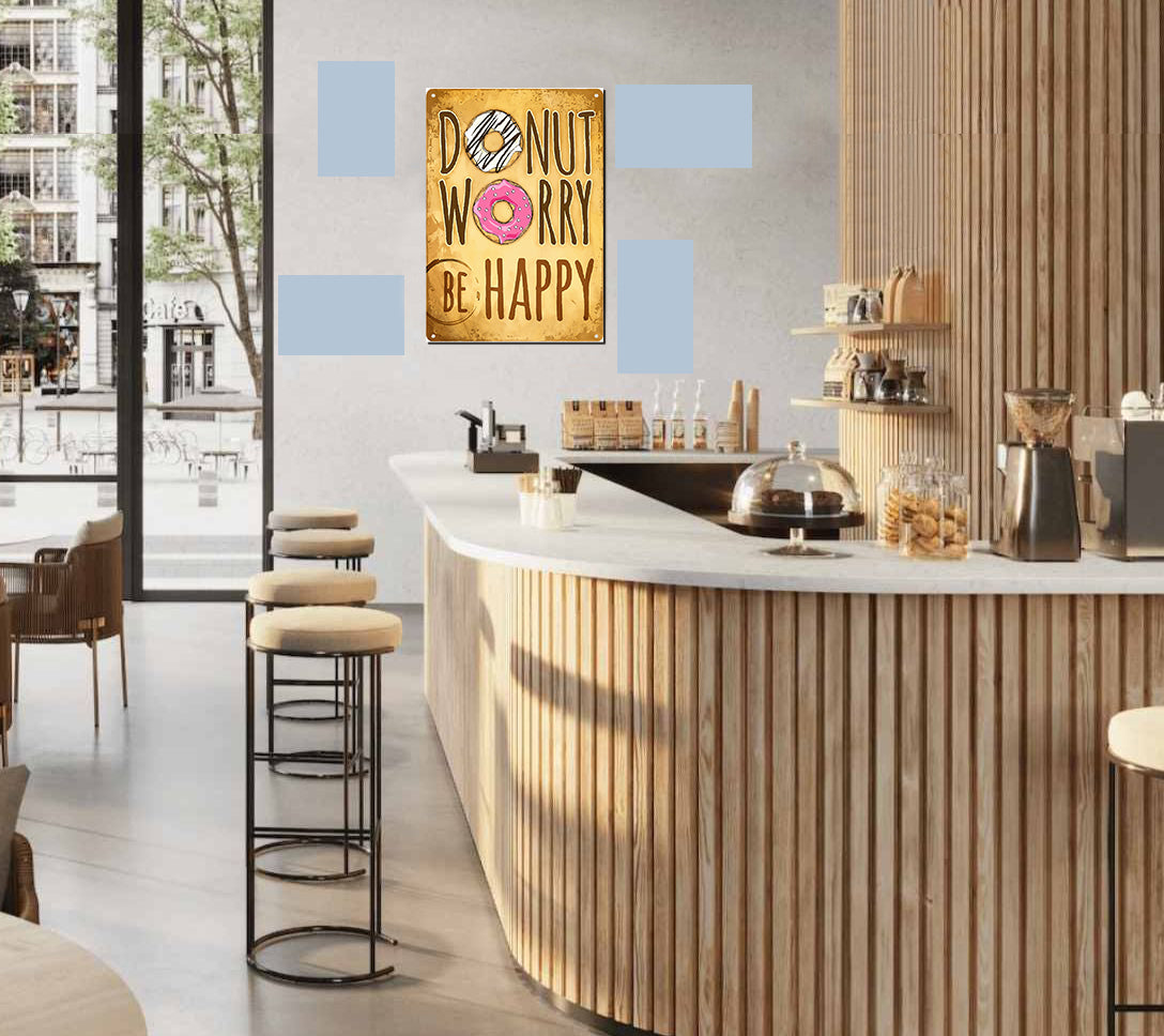 Tableau décoratif - plaque 21x30cm - don’t worry