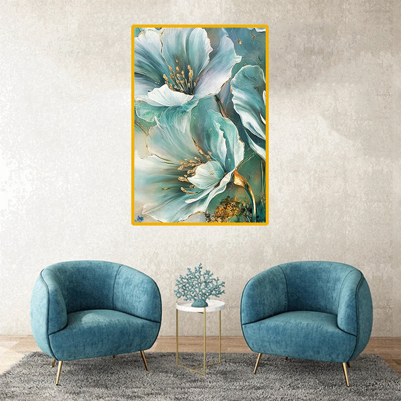 tableau tropicale vert- 80x120 cm