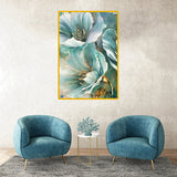 tableau tropicale vert- 80x120 cm