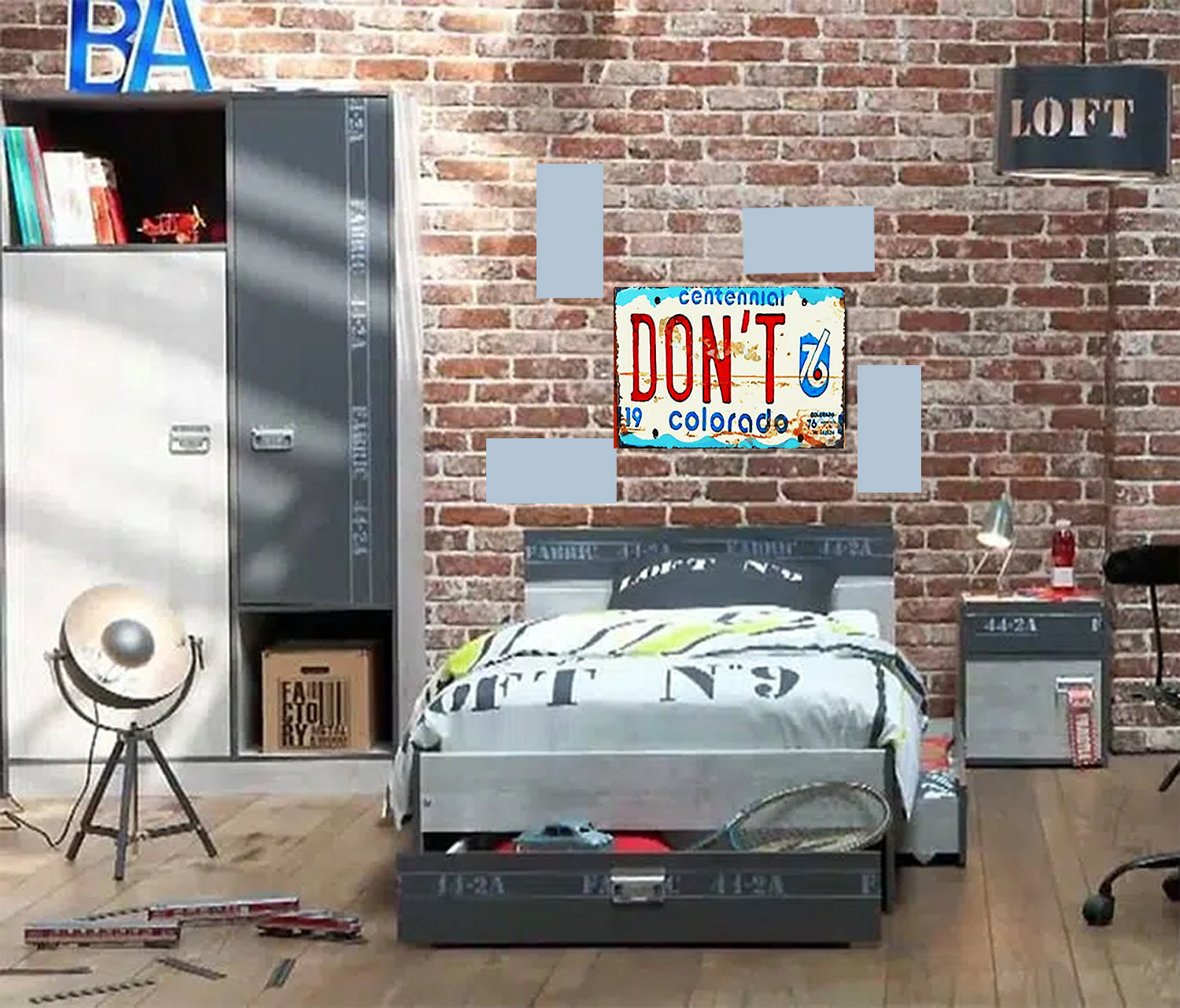 Tableau décoratif - plaque 21x30cm - don't