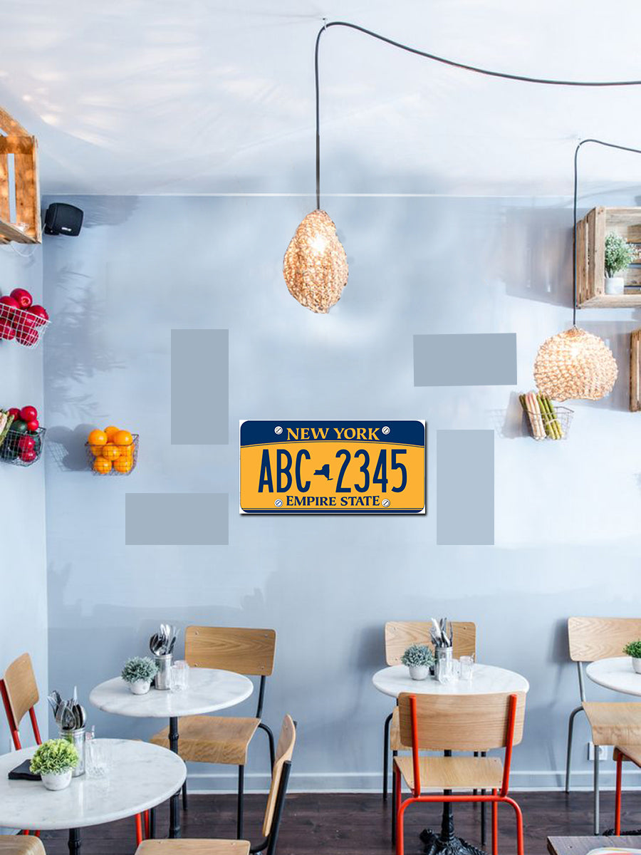 Tableau décoration - plaque ABC 40 x 15 cm vinyle mat