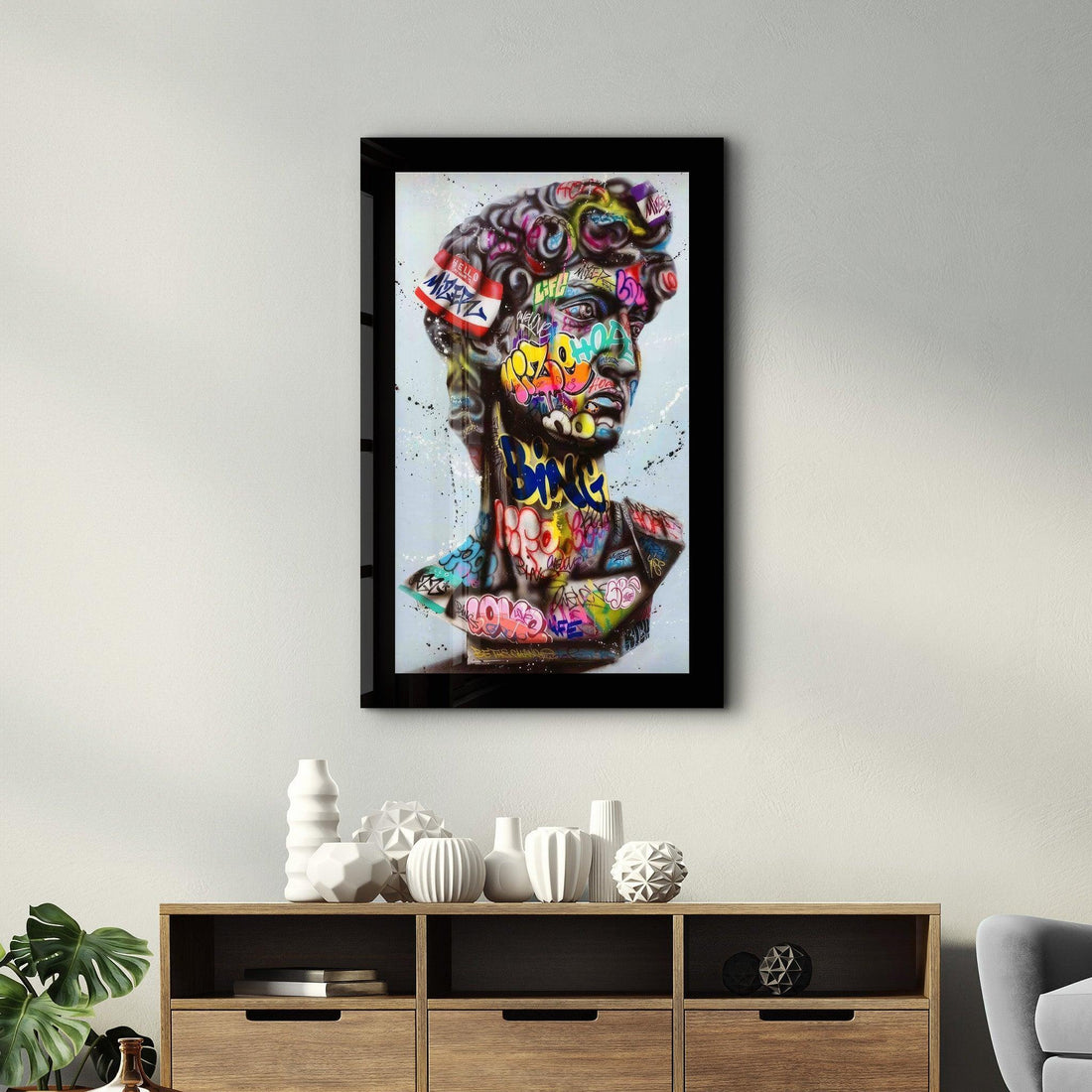 Poster décoratif "Graffiti David – Street Art Edition"