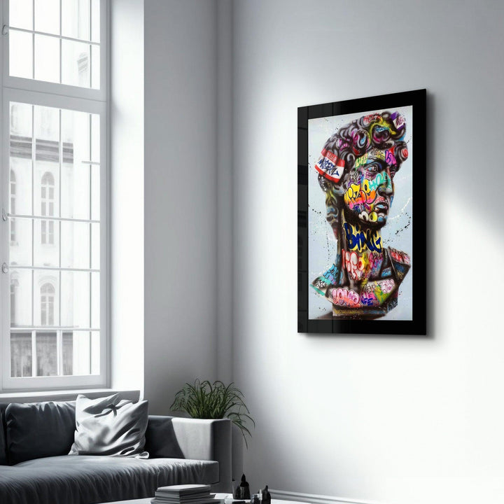 Poster décoratif "Graffiti David – Street Art Edition"