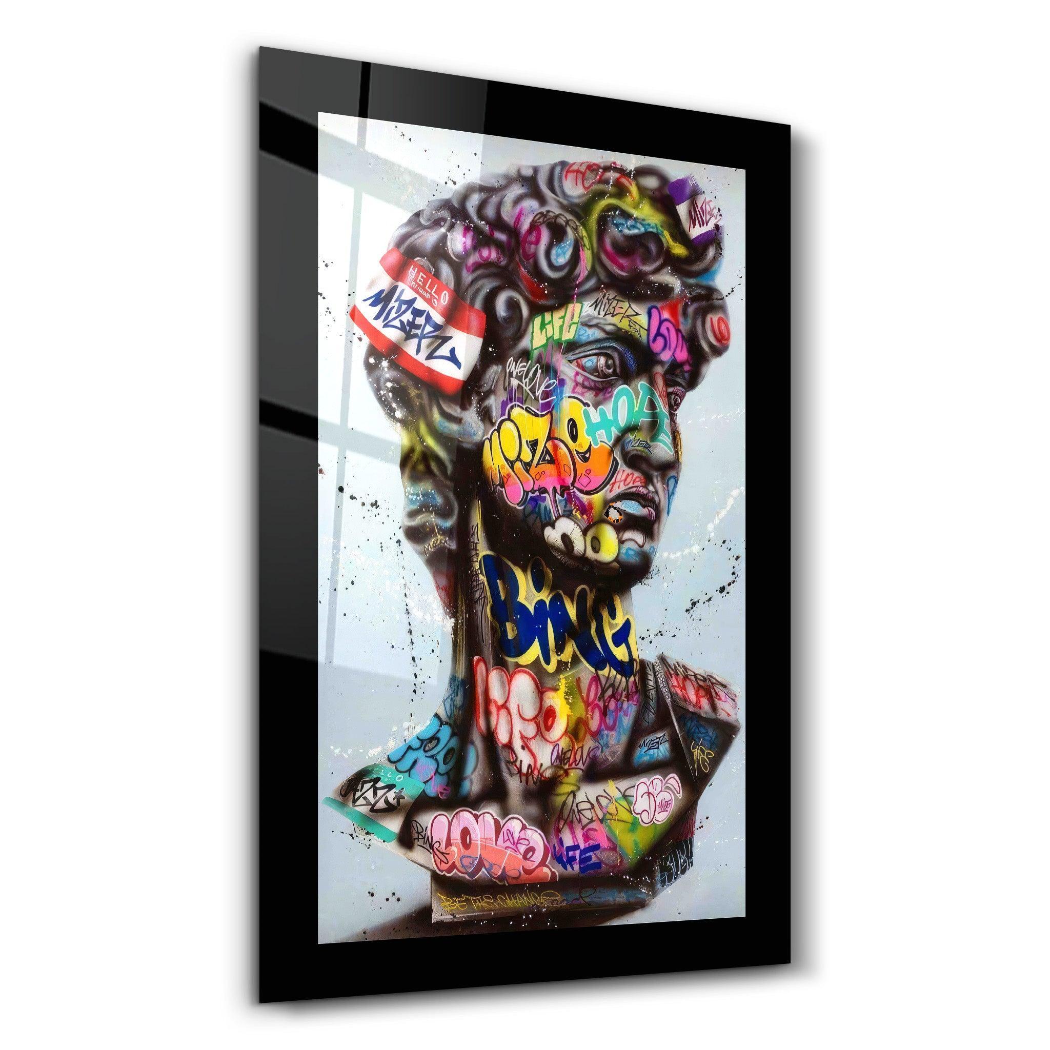 Poster décoratif "Graffiti David – Street Art Edition"