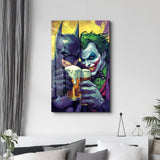 Tableau Pop Art – Batman & Joker Cheers