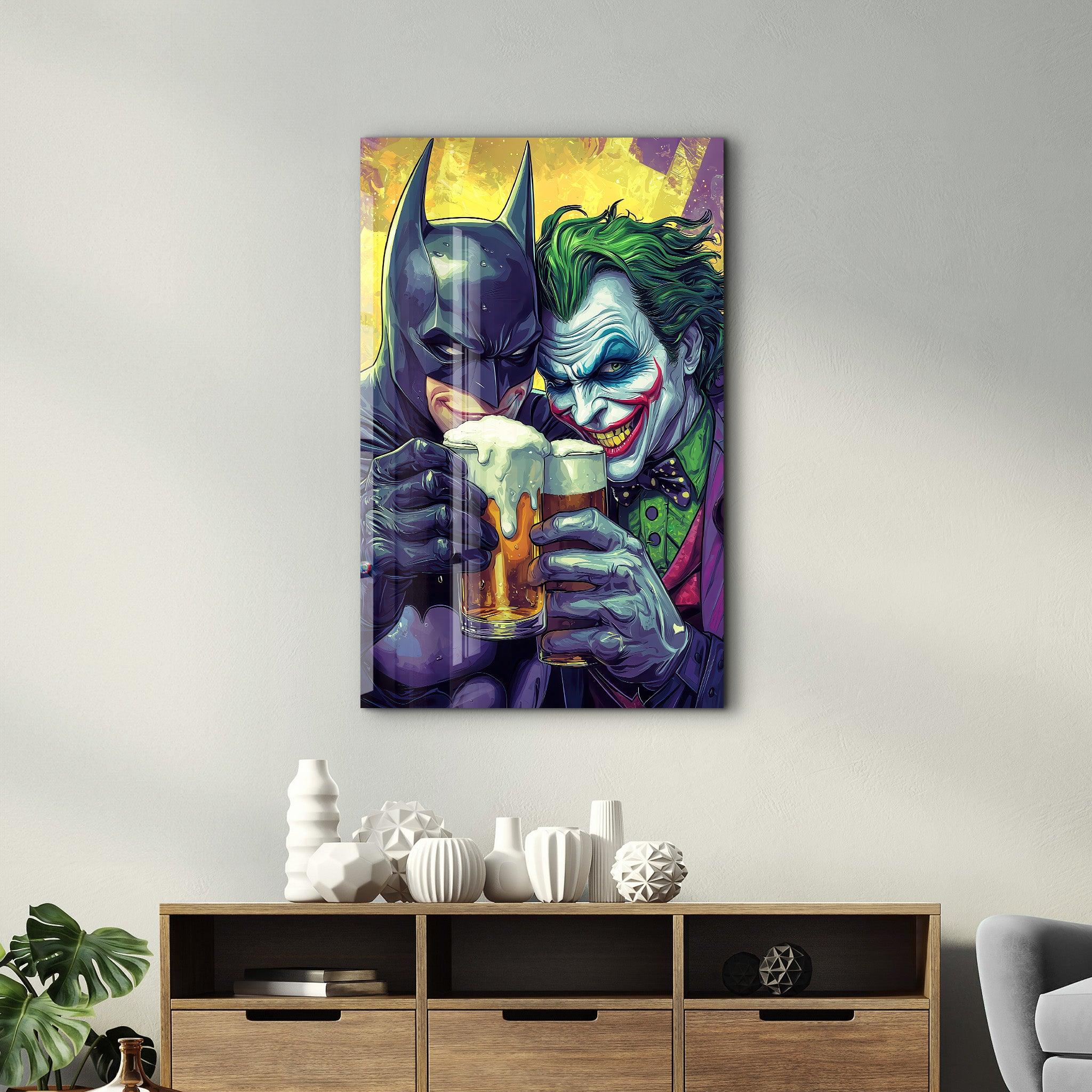 Tableau Pop Art – Batman & Joker Cheers