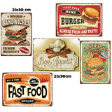 plaque fast food bon appétie - 5 plaque